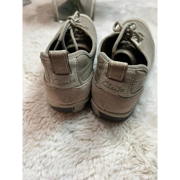 LARKS IBEECK OXFORD LACE UP BIEGE  NUBUCK LEATHER SNEAKERS Sz.9.5 UK 7 EU41 - Picture 6 of 9